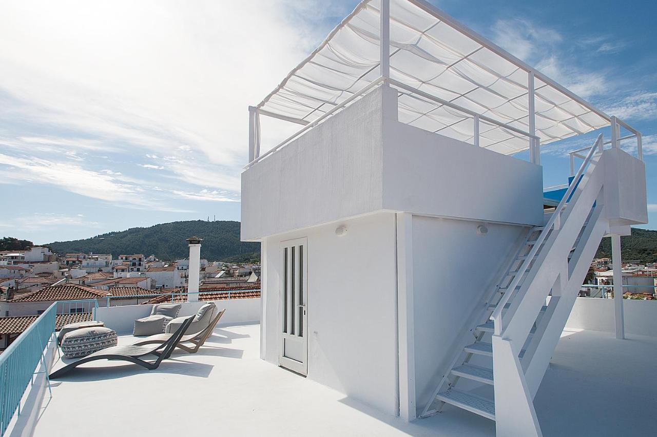 Capolavoro, Boutique Apartment With Unique Rooftop Skiathos Exterior photo