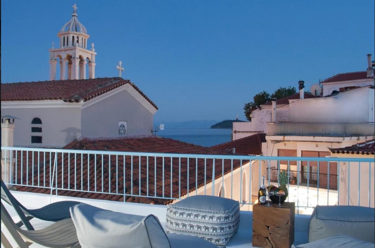 Capolavoro, Boutique Apartment With Unique Rooftop Skiathos Exterior photo